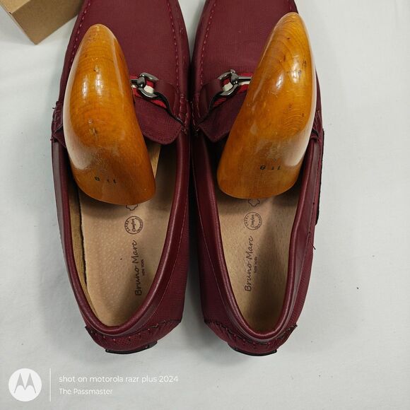 Men's BRUNO MARC Horse-Bit Loafers Leather Suede Driving Moccasins US Size 11.5 - Picture 8 of 11
